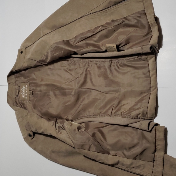 Excellent Condition- Sebby Faux Suede Jacket Tan Taupe Size Small - Picture 7 of 10